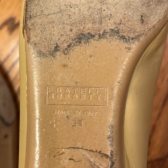 Fratelli Rossetti Woman’s Tan Flats Size EU 39 - Picture 7 of 7